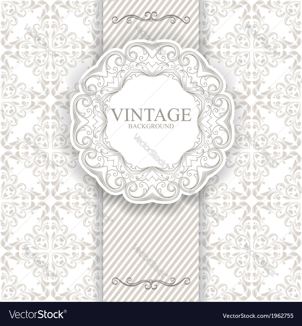 Vintage frame Royalty Free Vector Image - VectorStock