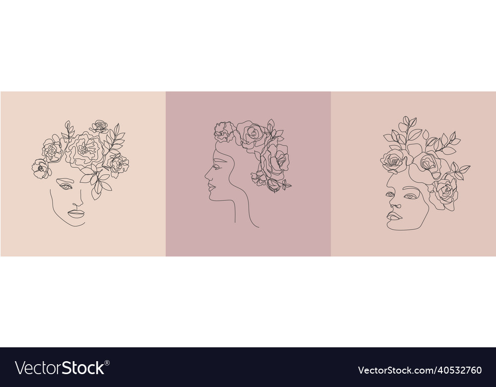 Beauty backgrounds social media stories Royalty Free Vector