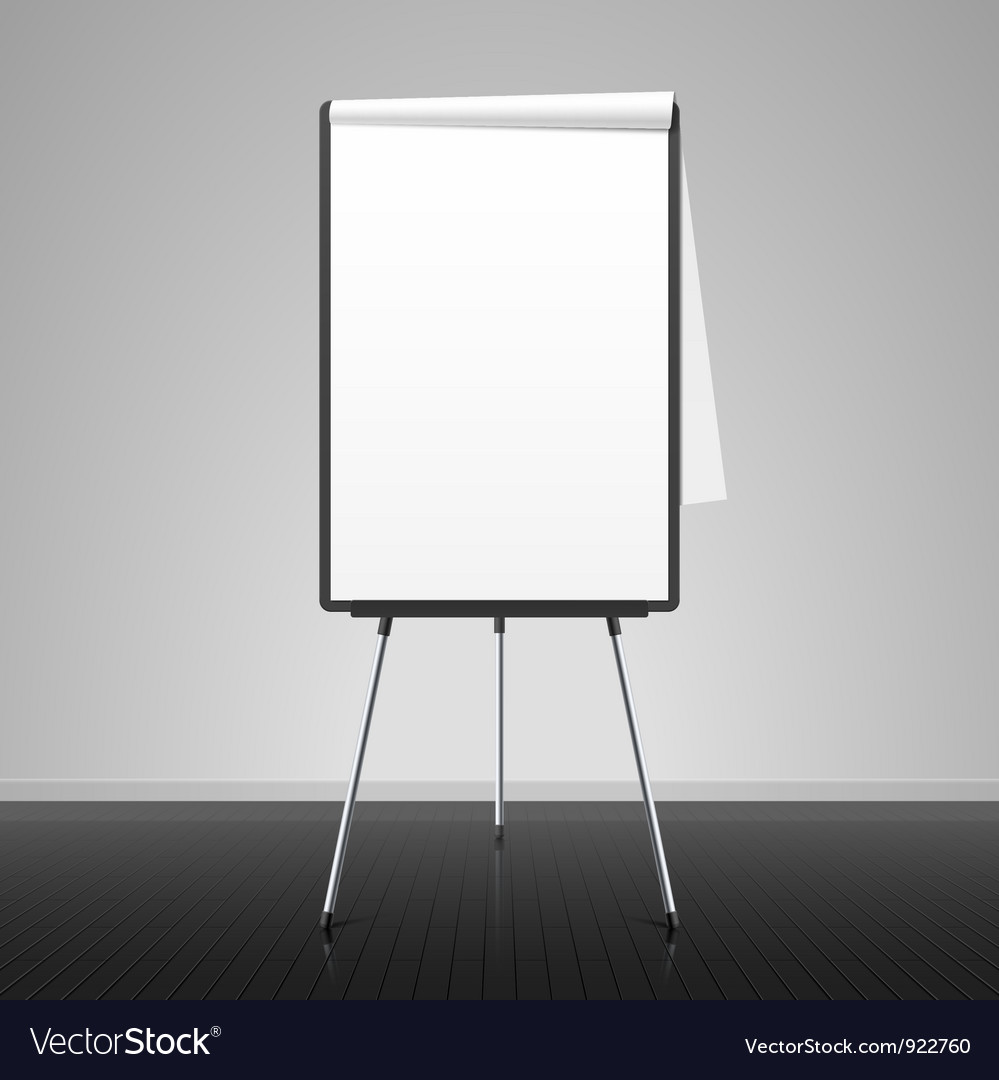 Flip Chart Royalty Free Vector Image VectorStock