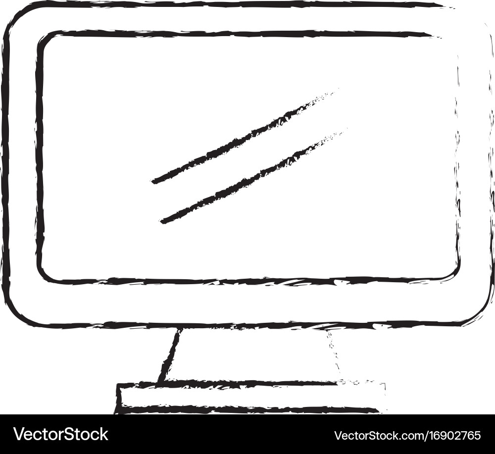 Figure computer electronic technology Royalty Free Vector