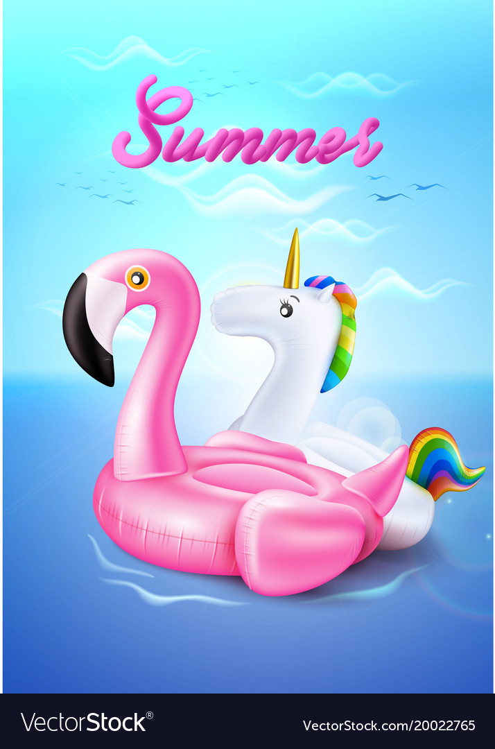 unicorn inflatable ring