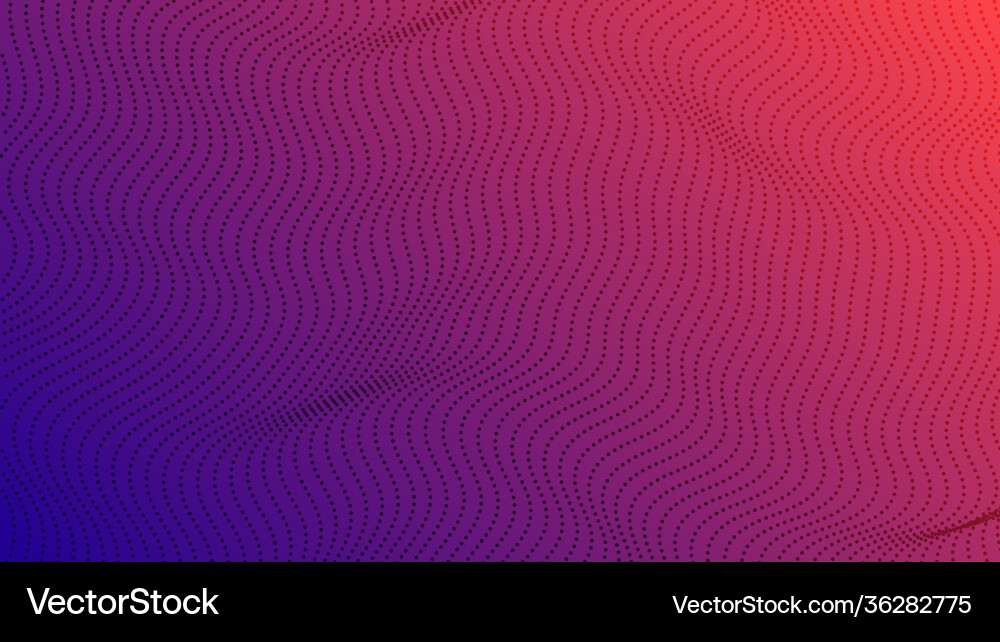 Halftone gradient background with dots Royalty Free Vector
