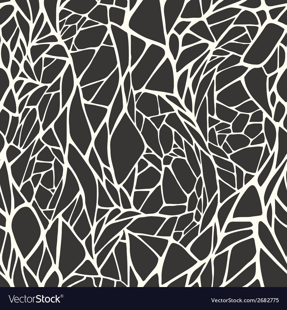 Seamless pattern with hand drawn abstract