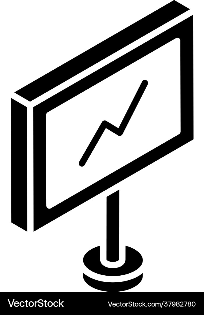 Analytics chart Royalty Free Vector Image - VectorStock