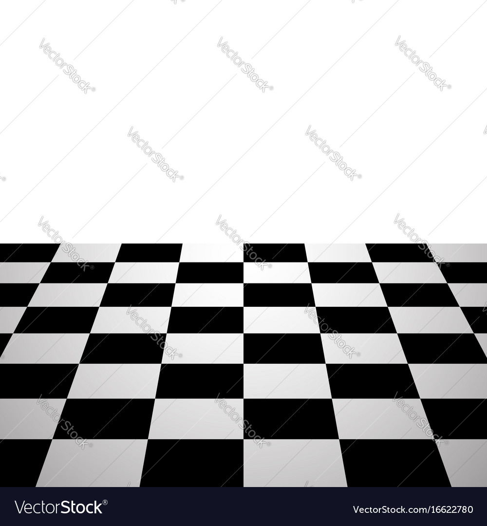 checkered chess board, race background wallpaper Stock Vector