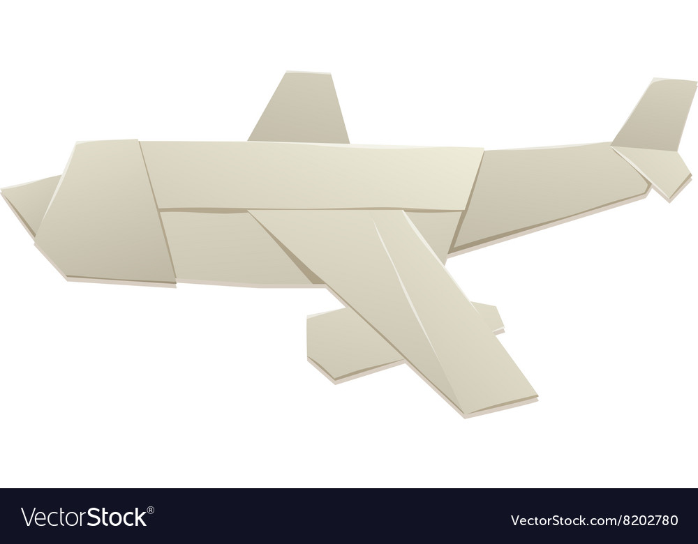 Origami airplane and paper plane handmade