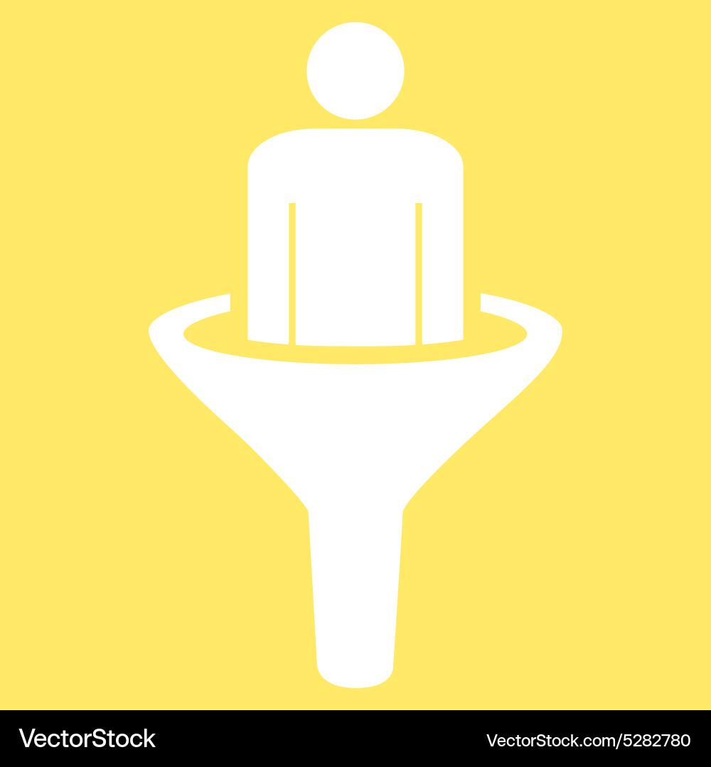 Sales funnel icon from business bicolor set Vector Image