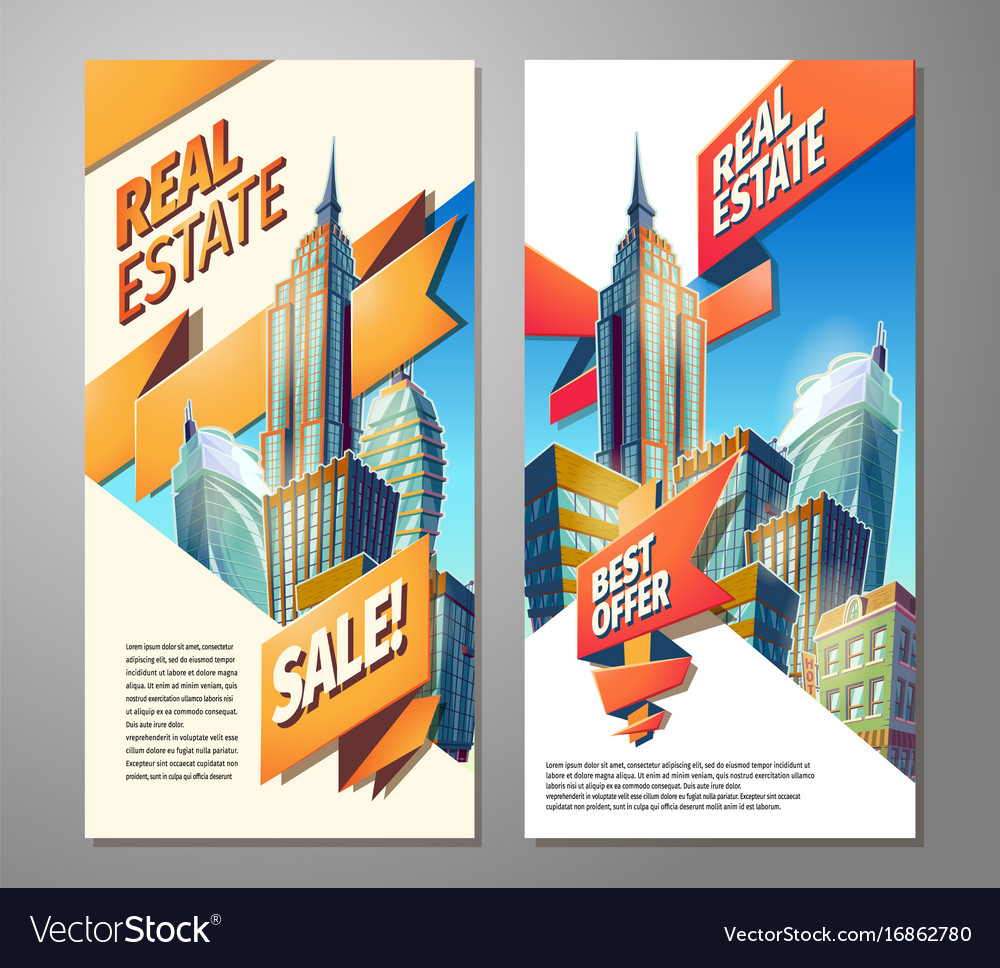 set-of-advertising-posters-for-sale-of-real-estate