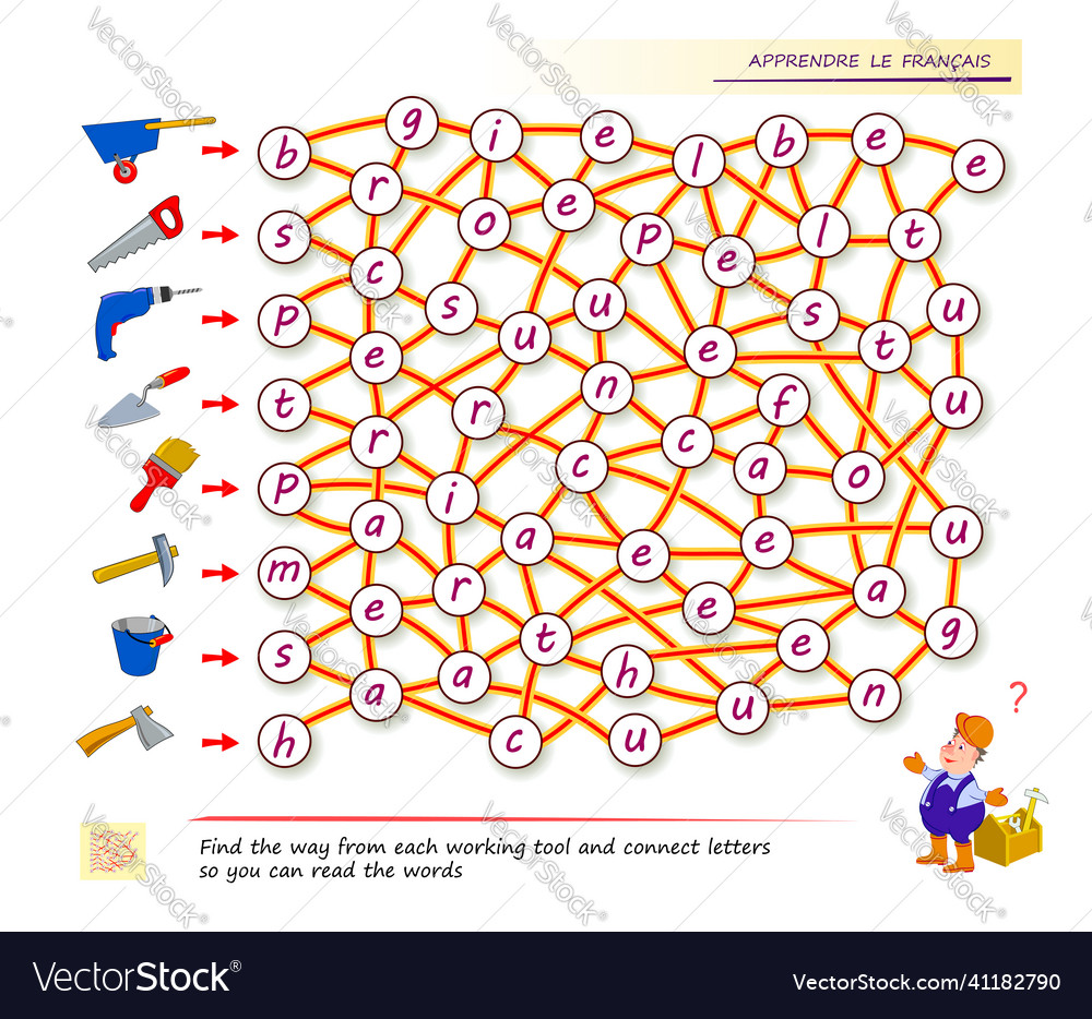 Learn french logic puzzle game for study