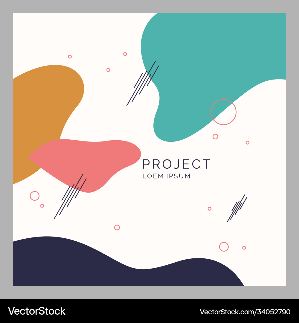 Modern backgrounds with abstract elements Vector Image