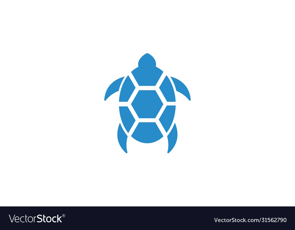 Turtle logo Royalty Free Vector Image - VectorStock