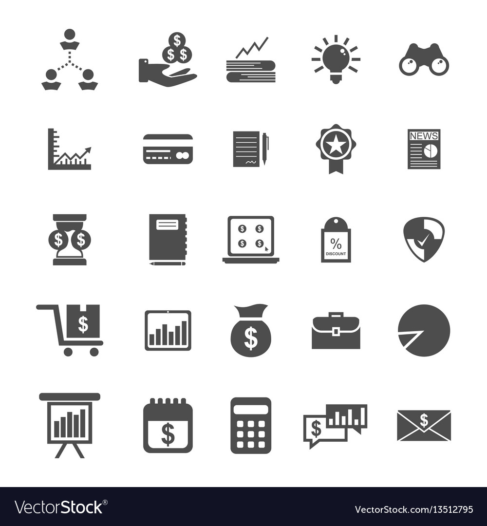 Business icon set