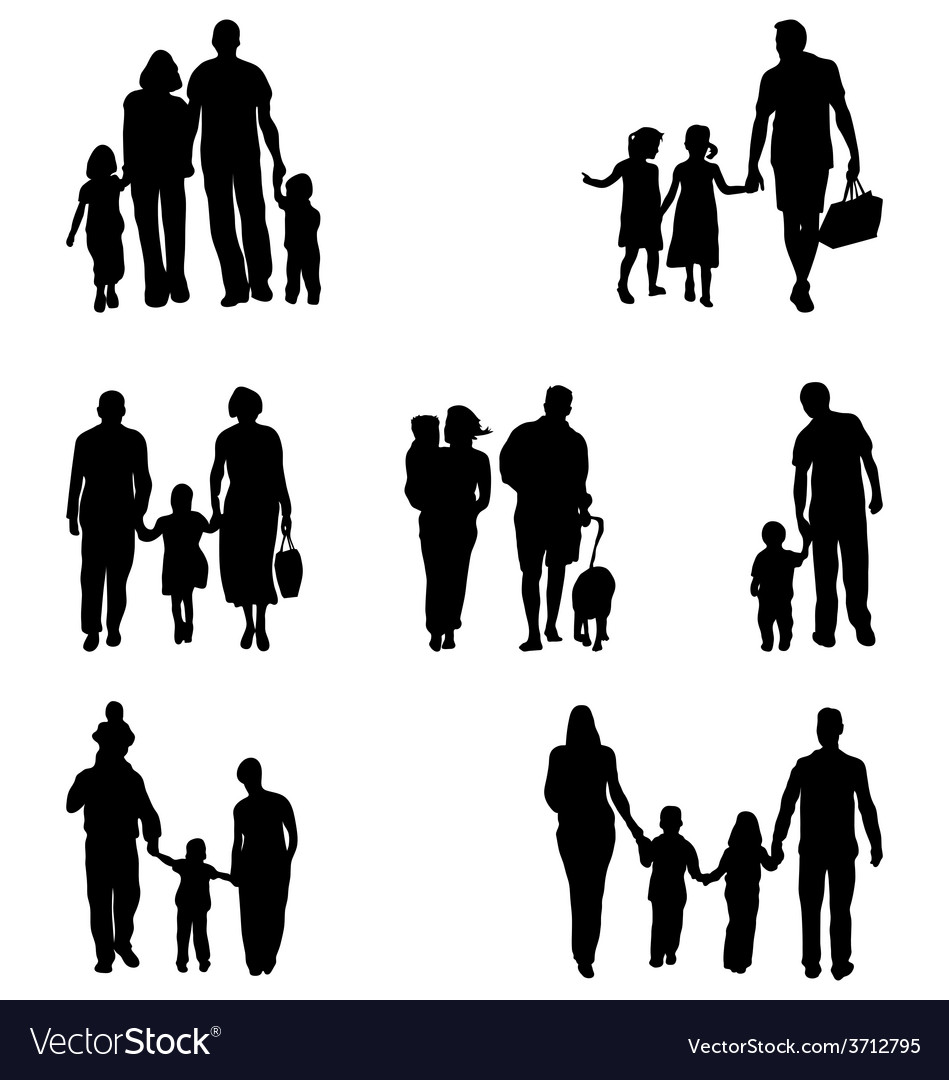 Families Royalty Free Vector Image - VectorStock