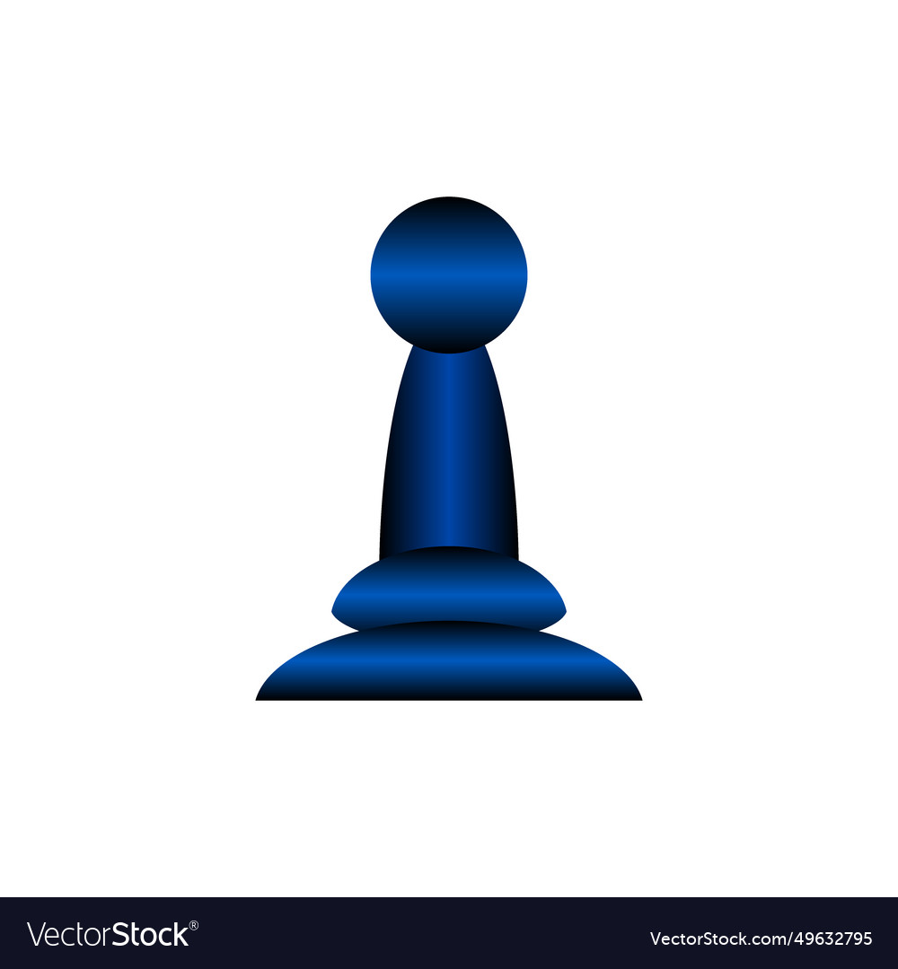 Pawn Chess Icon Royalty Free Vector Image Vectorstock