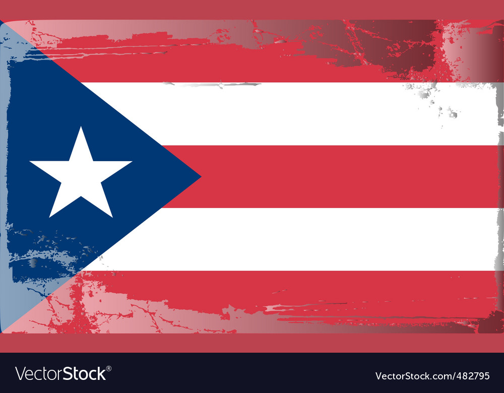 Puerto rico national flag