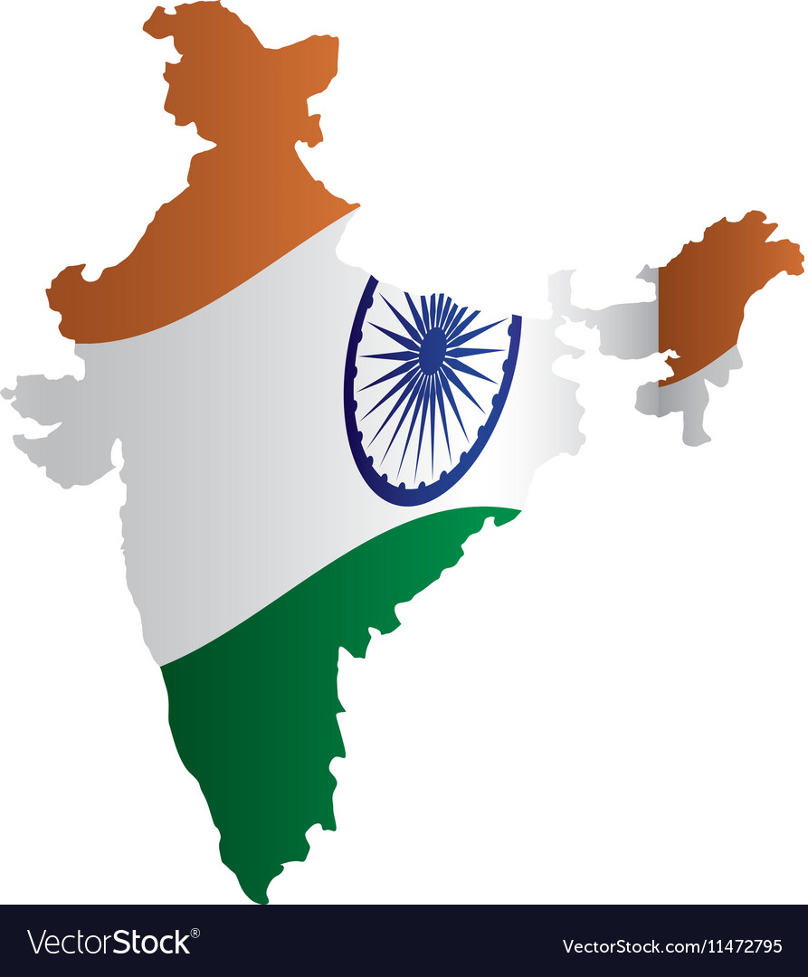 Republic of india design Royalty Free Vector Image