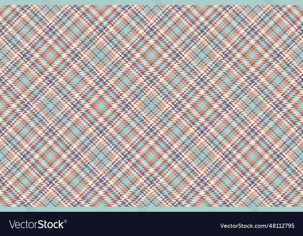 Seamless tartan background of check pattern Vector Image