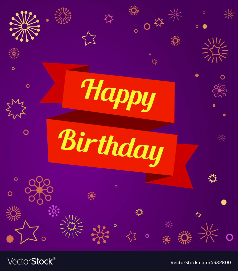 Happy birthday Royalty Free Vector Image - VectorStock