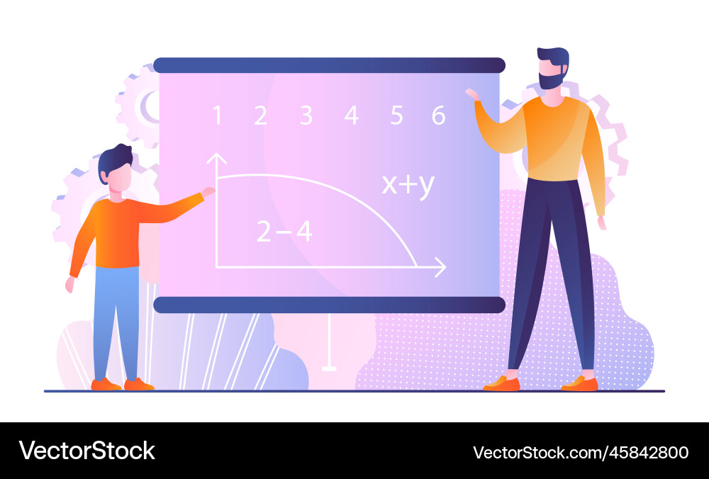 Learning online concept Royalty Free Vector Image