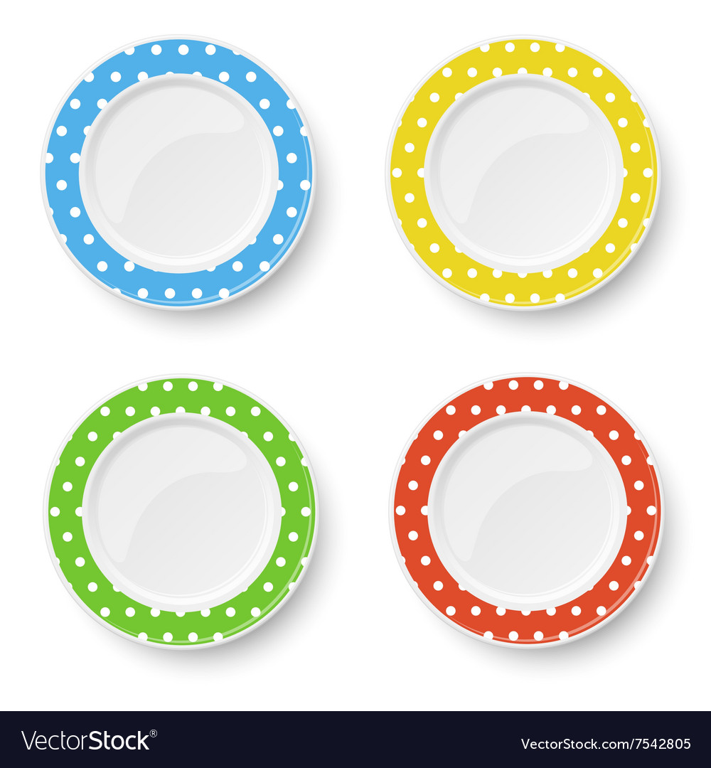 Polka Dot Plates