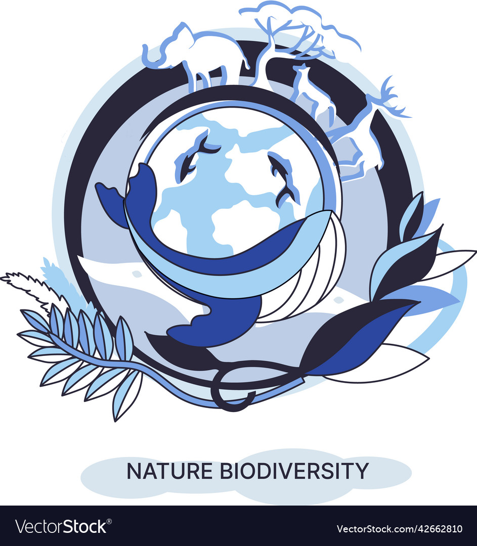 Biodiversity and environmental animal species Vector Image