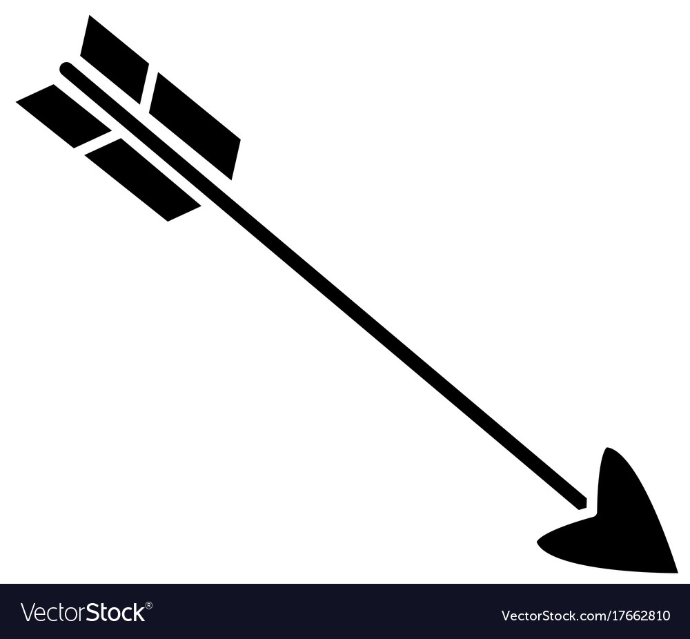 Download Bow arrow symbol Royalty Free Vector Image - VectorStock