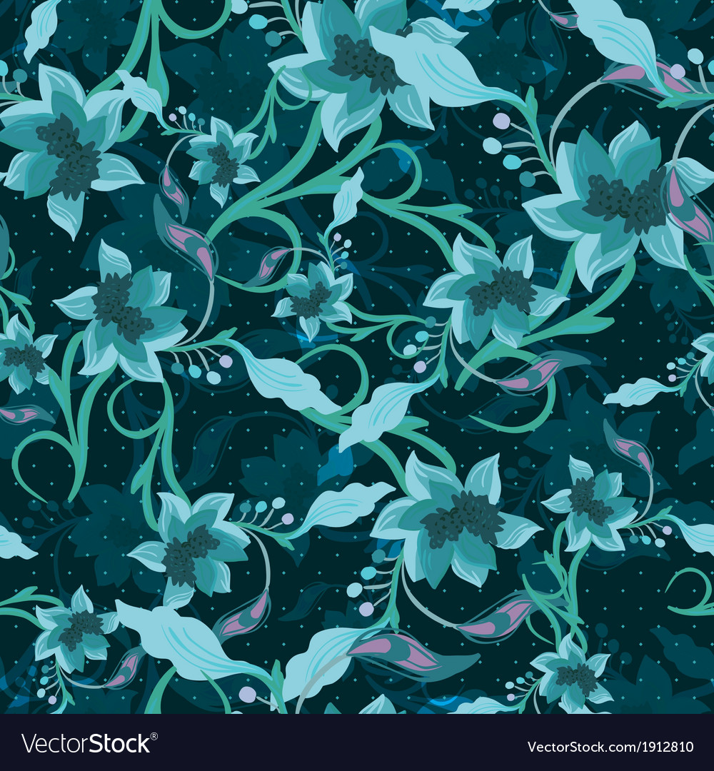 Vintage floral seamless background