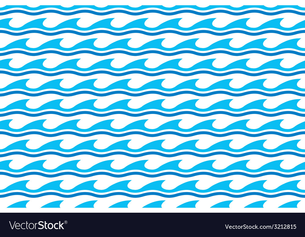 Water Wave Seamless Patterns Royalty Free Vector Image