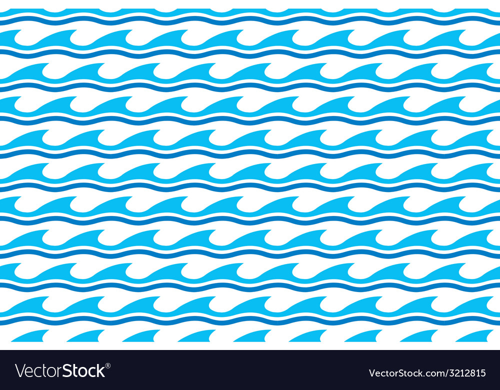 Water wave seamless patterns