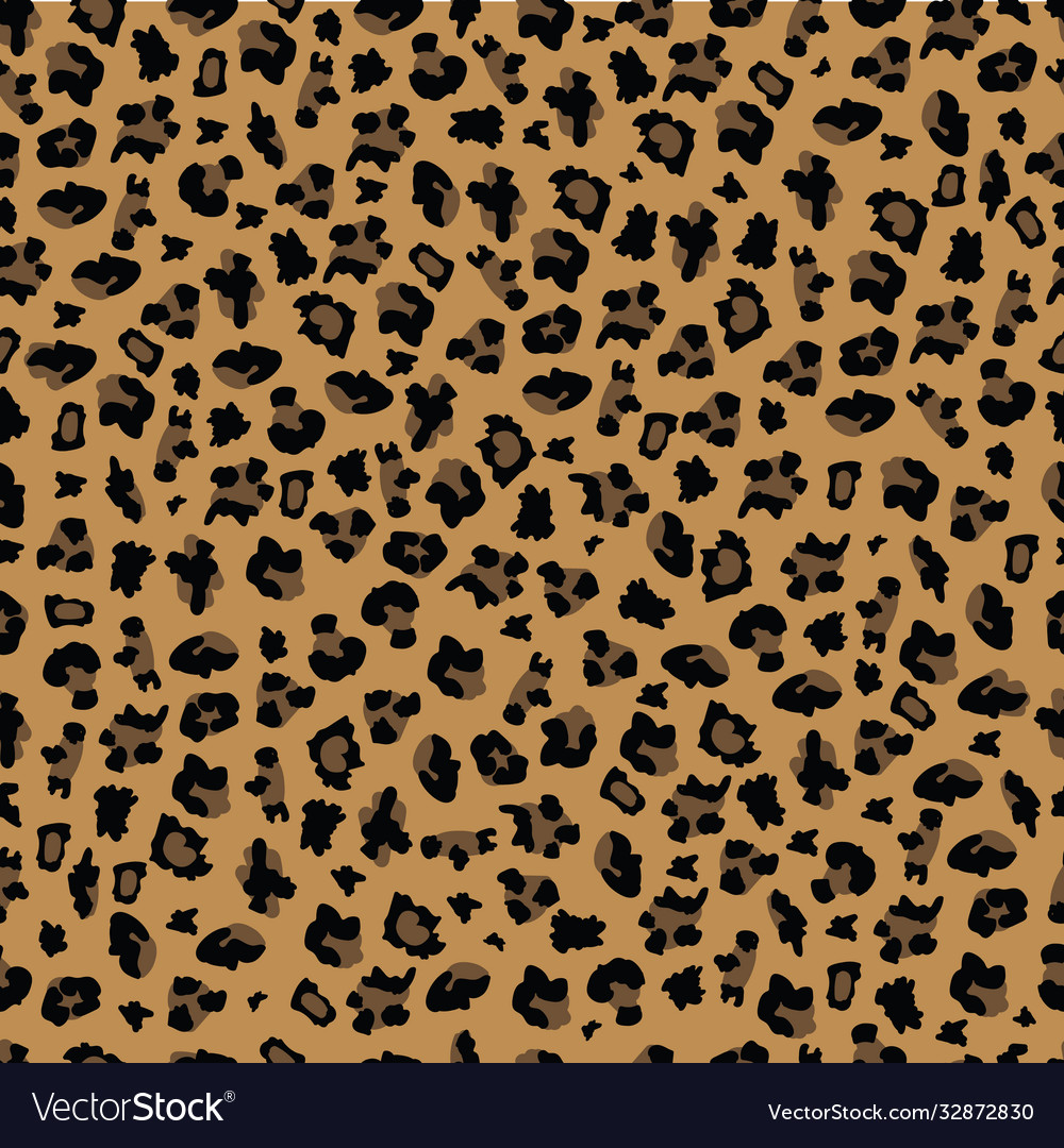 Leopard print seamless pattern background Vector Image Leopard print seamless pattern background Vector Image