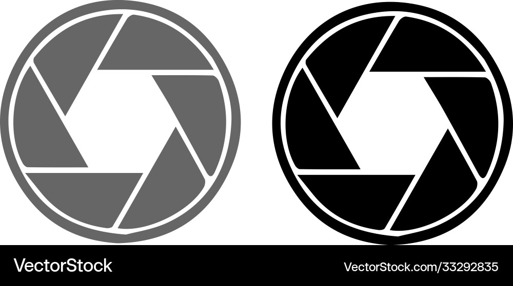 Camera icon isolated on white background Vector Image