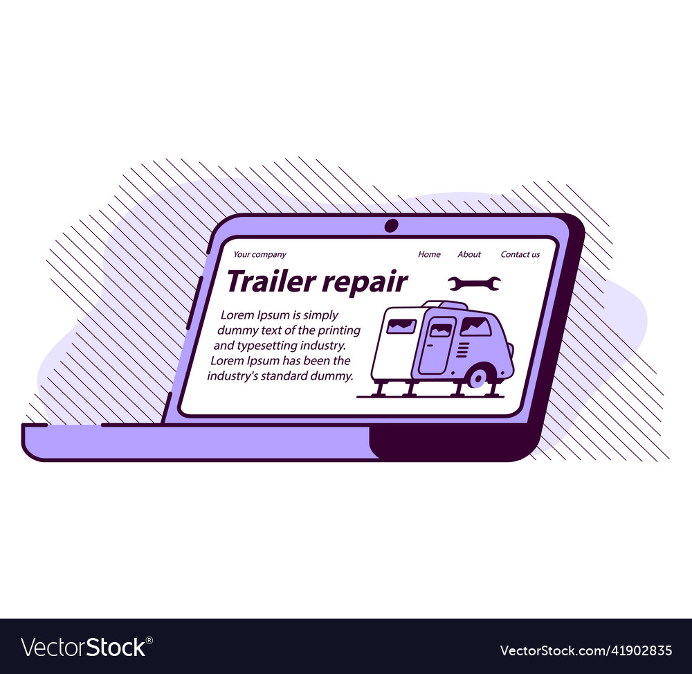 Service for trailer repairfix auto travelrv