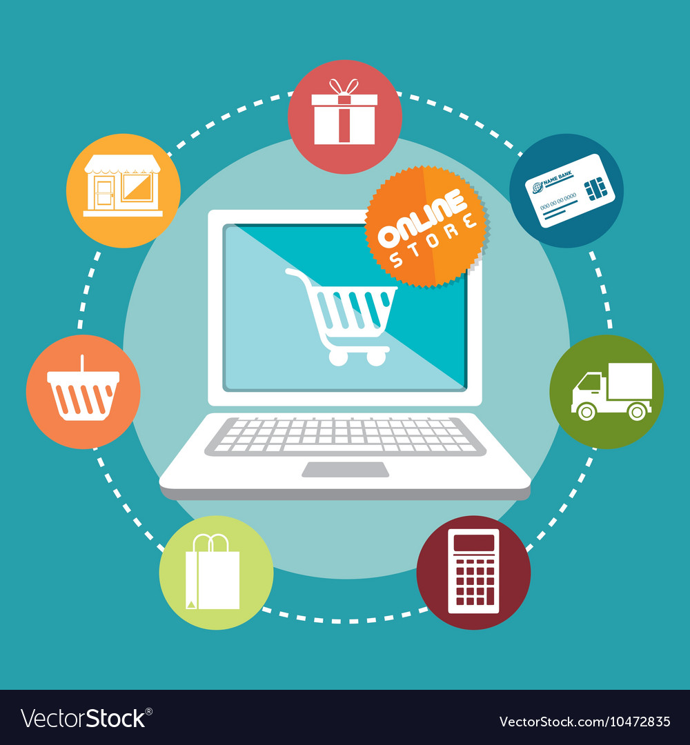 Web-Shopping E-Commerce Online-Ikone