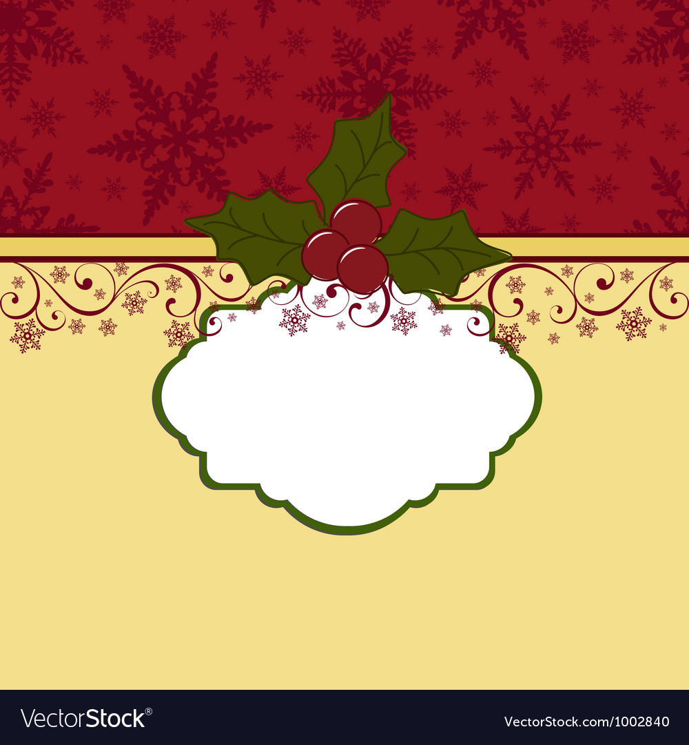 cute christmas postcard template royalty free vector image christmas postcards template
