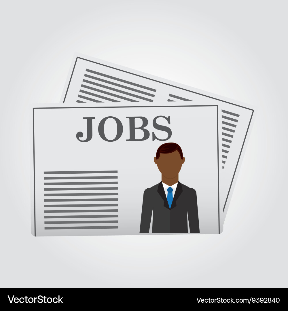 Jobs concept design Royalty Free Vector Image - VectorStock