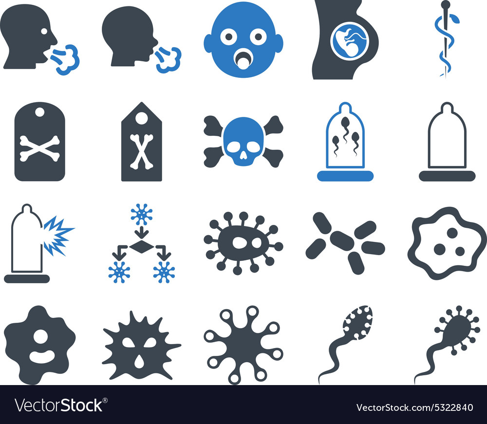 Medical bicolor icons