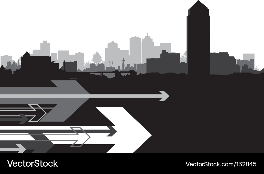 Cityscape Royalty Free Vector Image - VectorStock