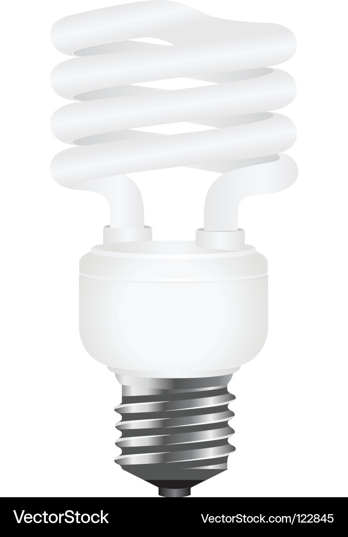 Energy saving lamp Royalty Free Vector Image - VectorStock