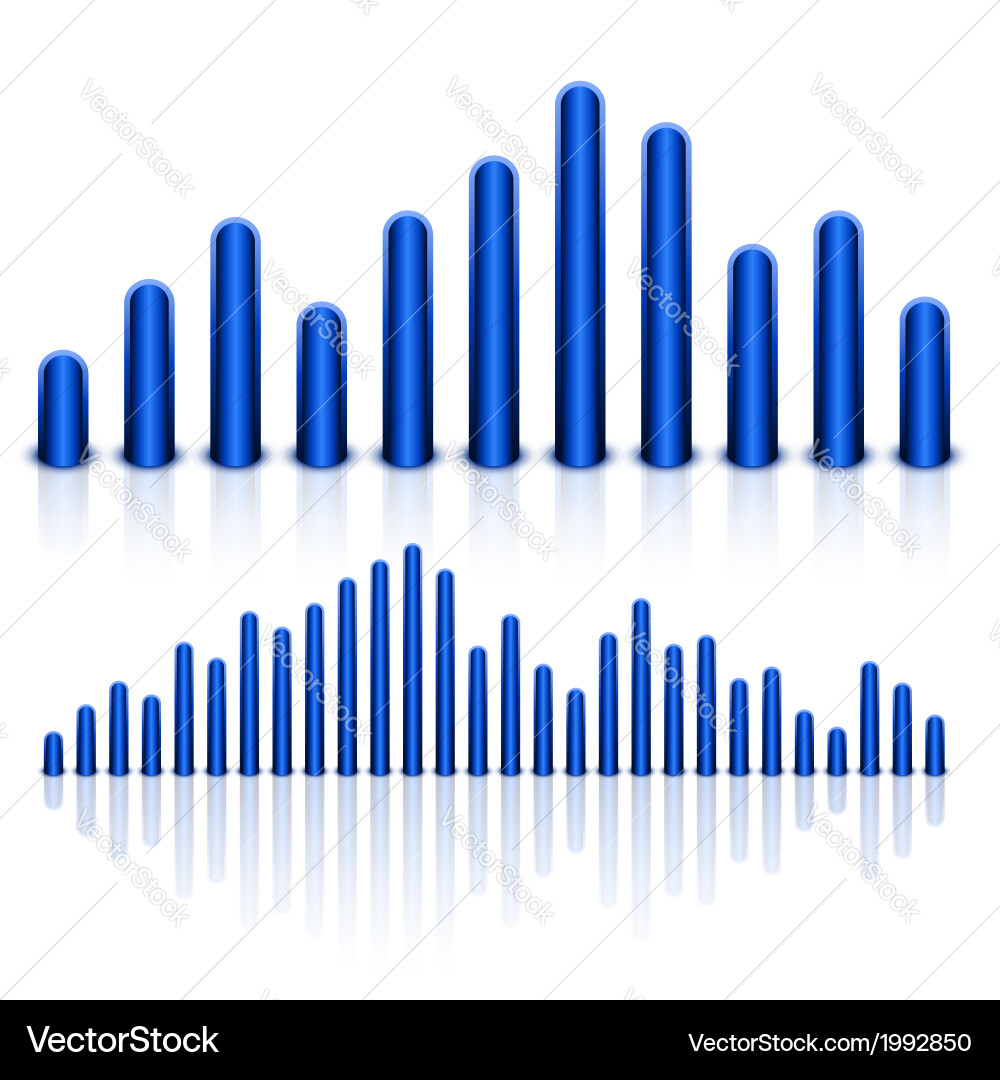 Equalizer isolated on white background Royalty Free Vector