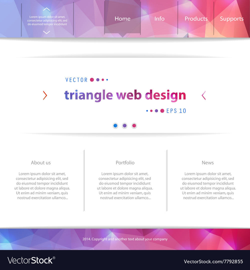 Web interface Royalty Free Vector Image - VectorStock
