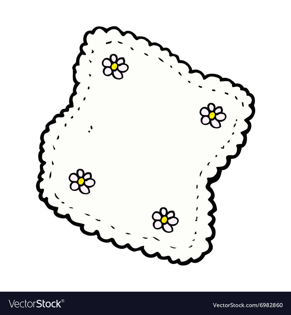 Comic cartoon handkerchief Royalty Free Vector Image Comic cartoon handkerchief Royalty Free Vector Image