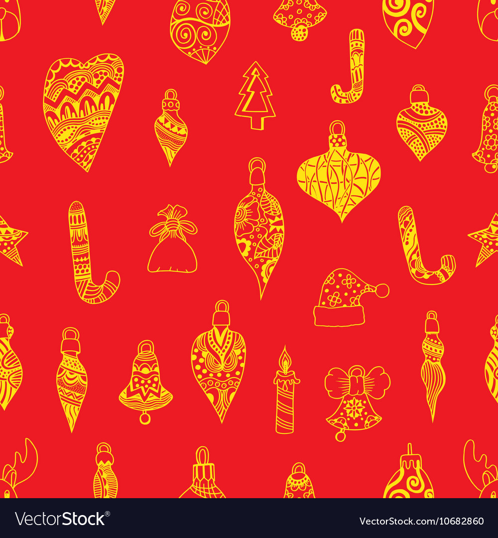 Seamless pattern christmas Royalty Free Vector Image