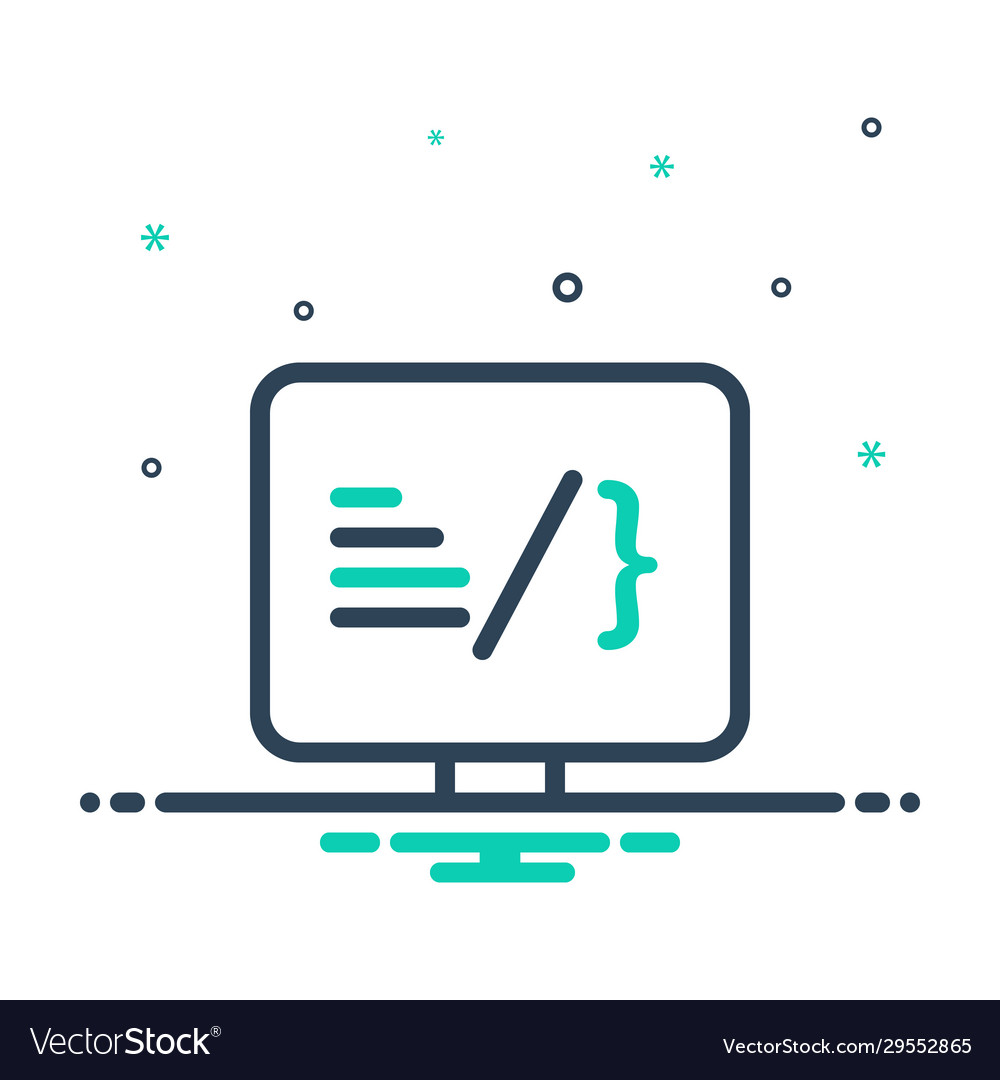 Coding Royalty Free Vector Image - VectorStock