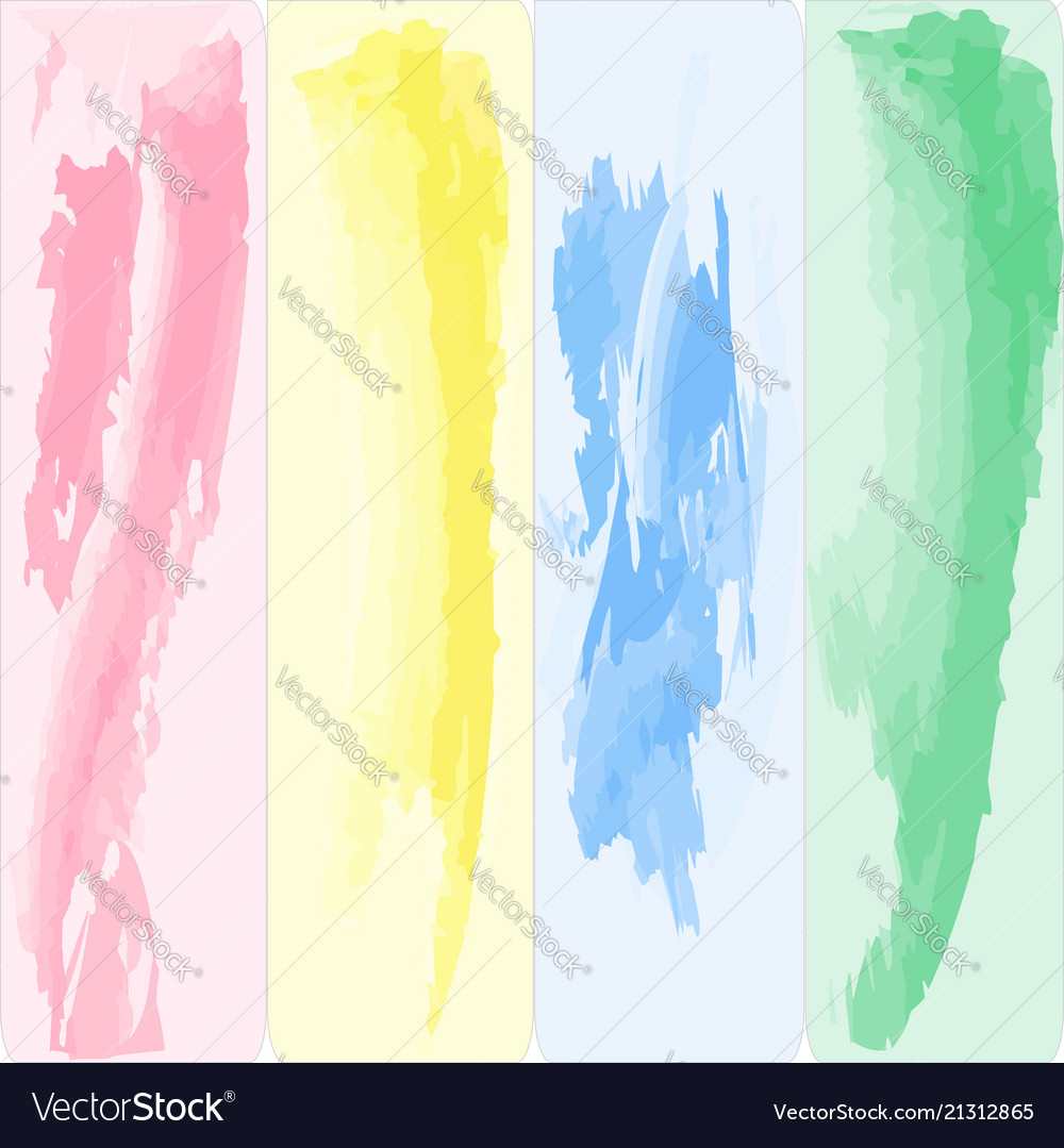 Four Color Color Palette Royalty Free Vector Image