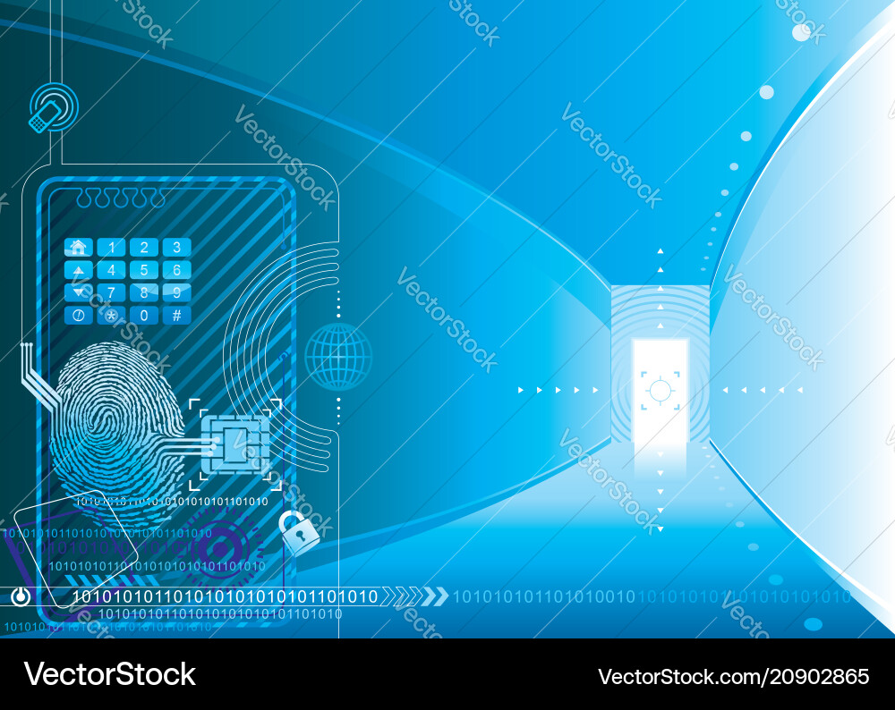 Security access Royalty Free Vector Image - VectorStock