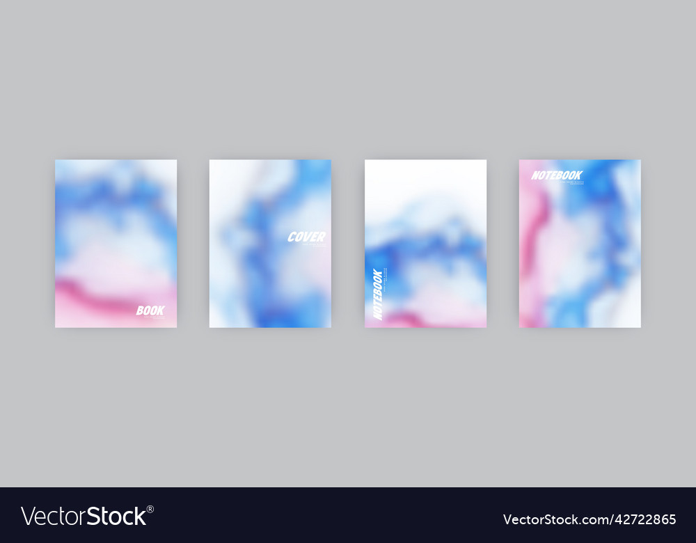 Set of cover templates vector image Set of cover templates