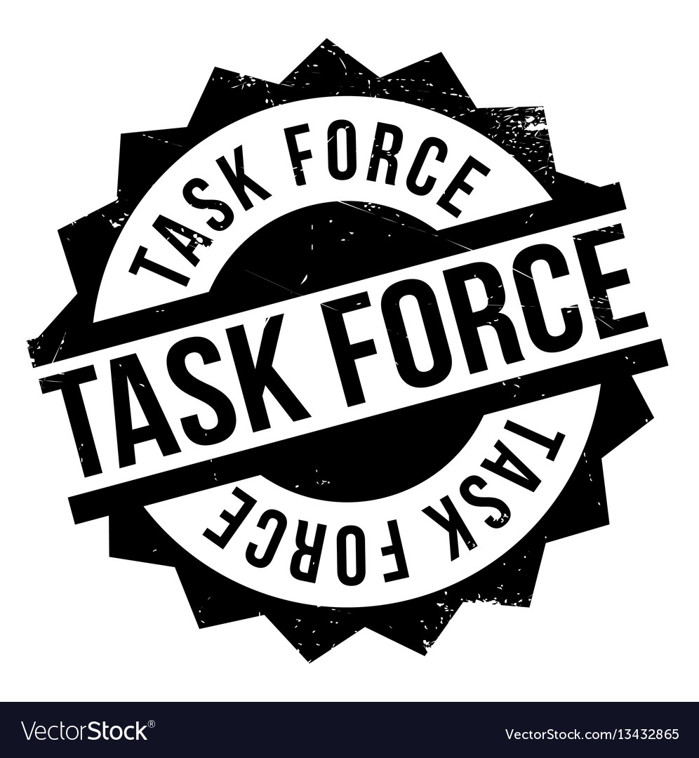 Task force rubber stamp Royalty Free Vector Image