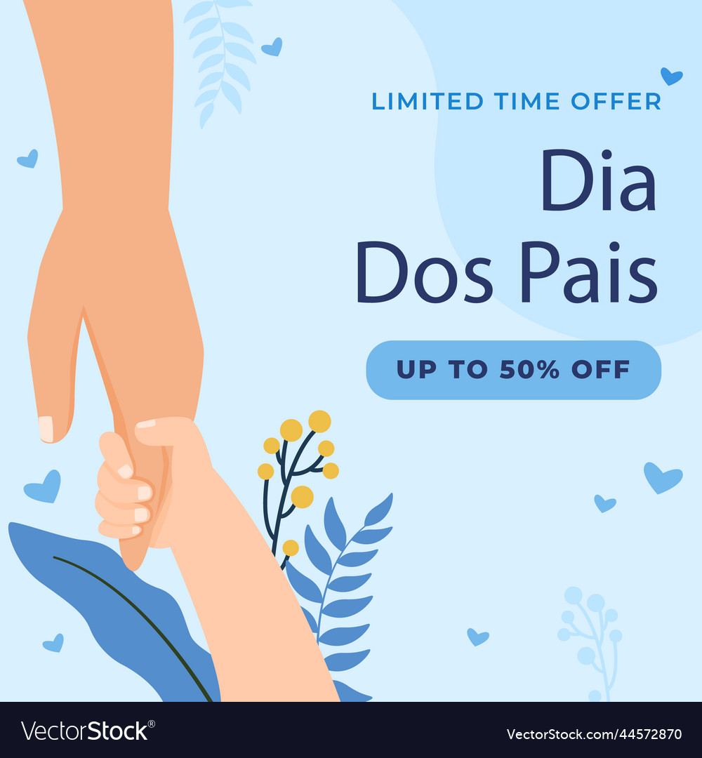 Dia dos pais posts design template