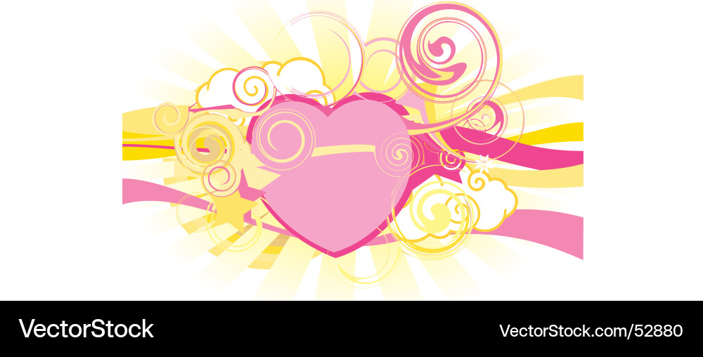 Abstract heart Royalty Free Vector Image - VectorStock