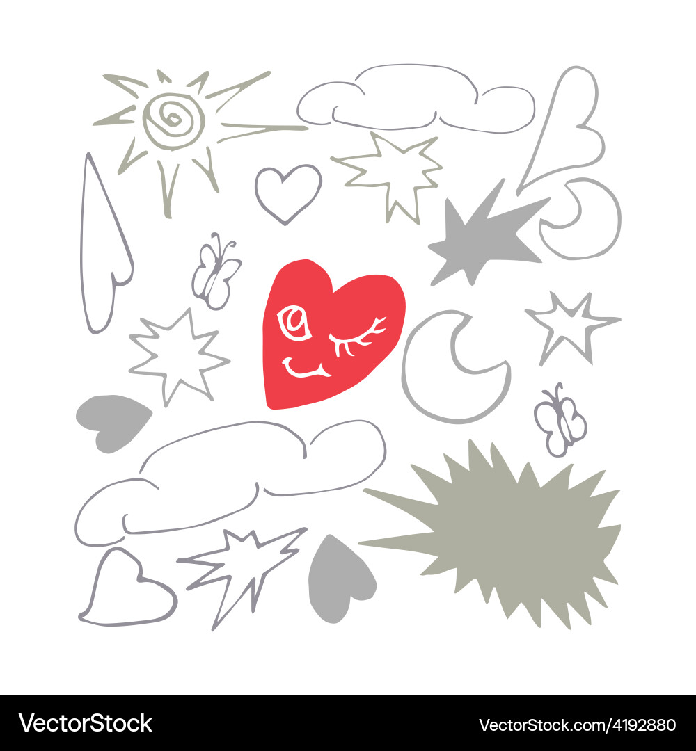 Doodles Royalty Free Vector Image - VectorStock